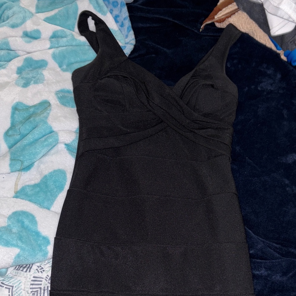 Elegant Black Mini Dress